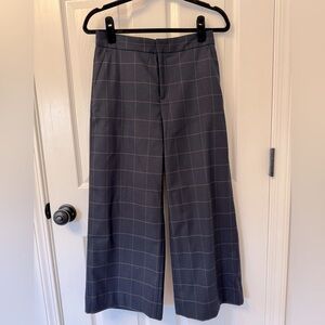 NWT Banana Republic Navy Plaid Pants